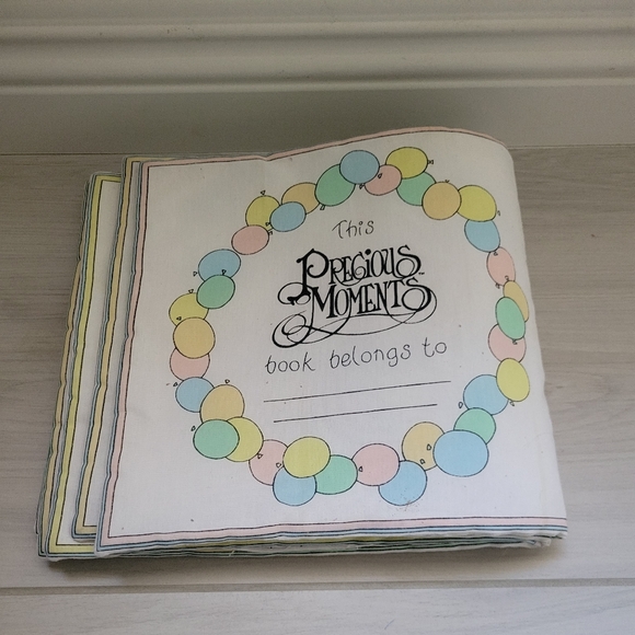 Children's Soft Book Fabric Book Quilted Great Gift Precious Moments - Picture 7 of 7